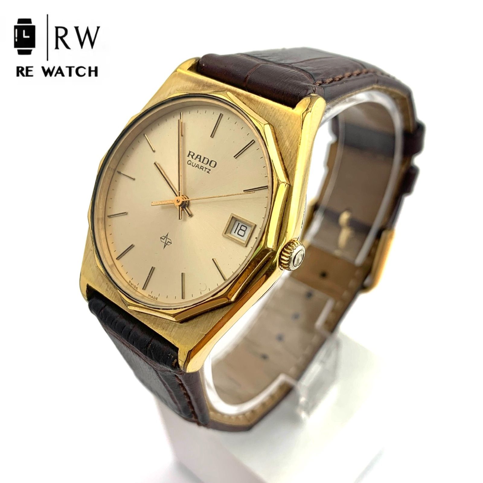 ジャンク】RADO 729.2008.2 クォーツ 腕時計 ゴールド - メルカリ