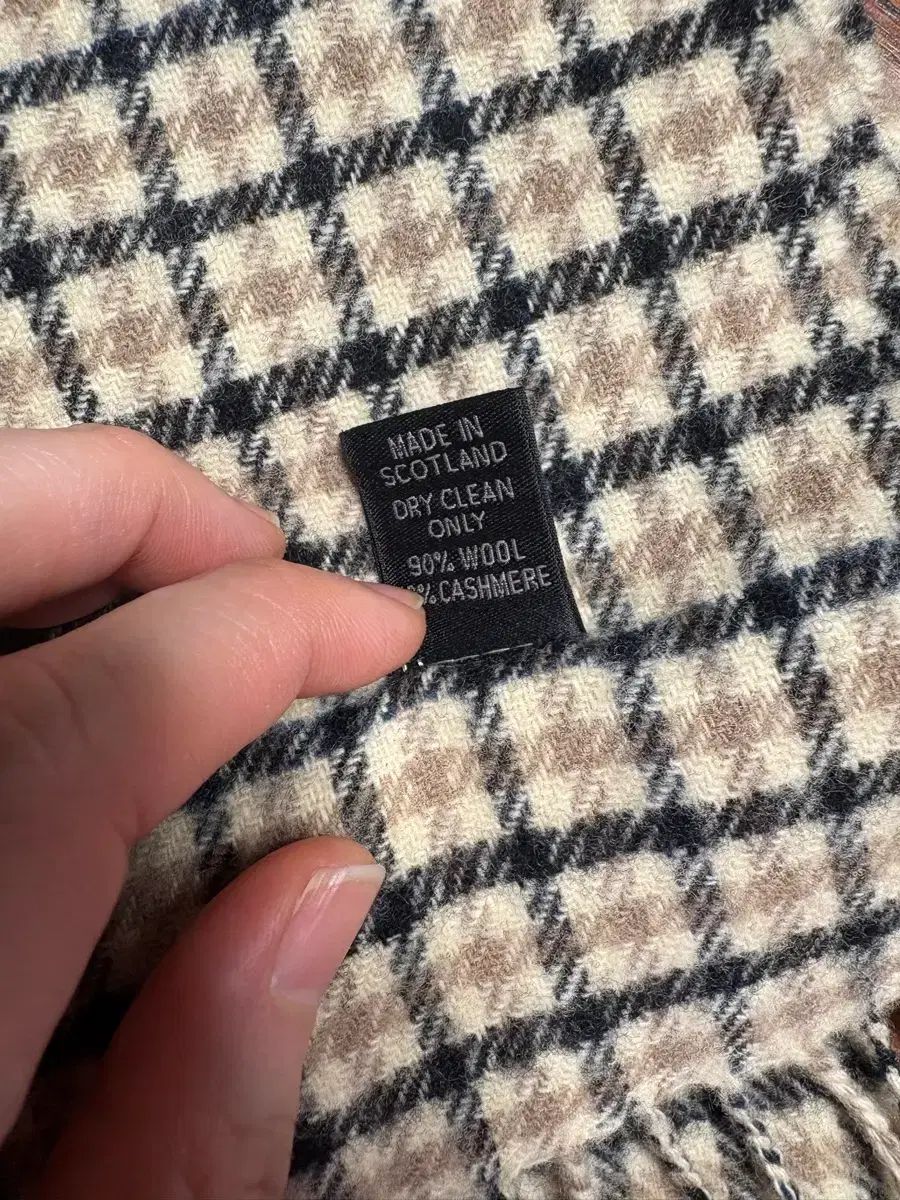 dunhill(ダンヒル) チェック パータン マフラー ストール - メルカリ