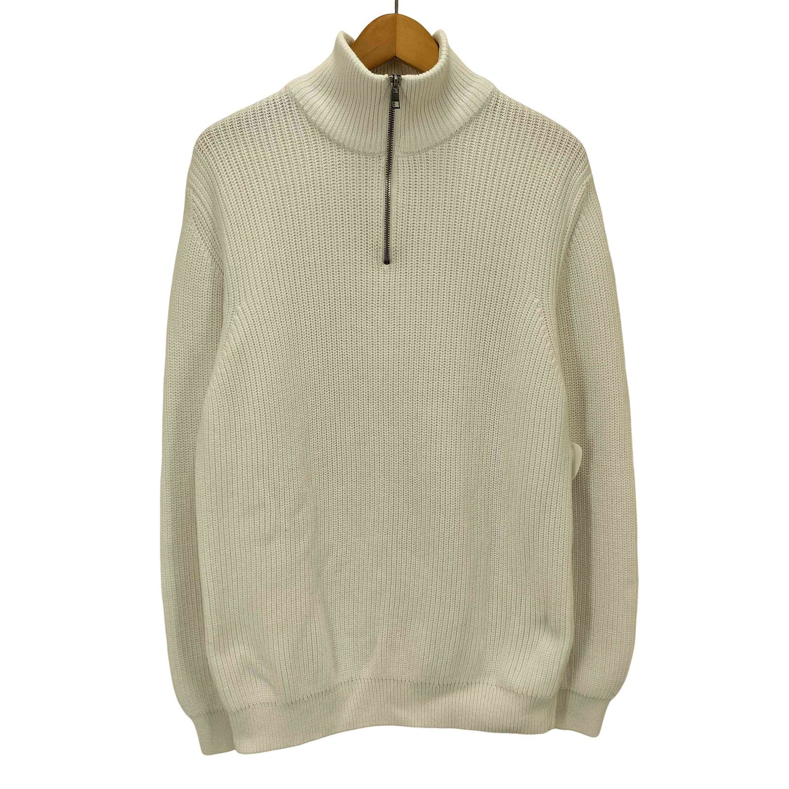 ザラ ZARA ハイネック ハーフジップ ニット メンズ import：M - メルカリ