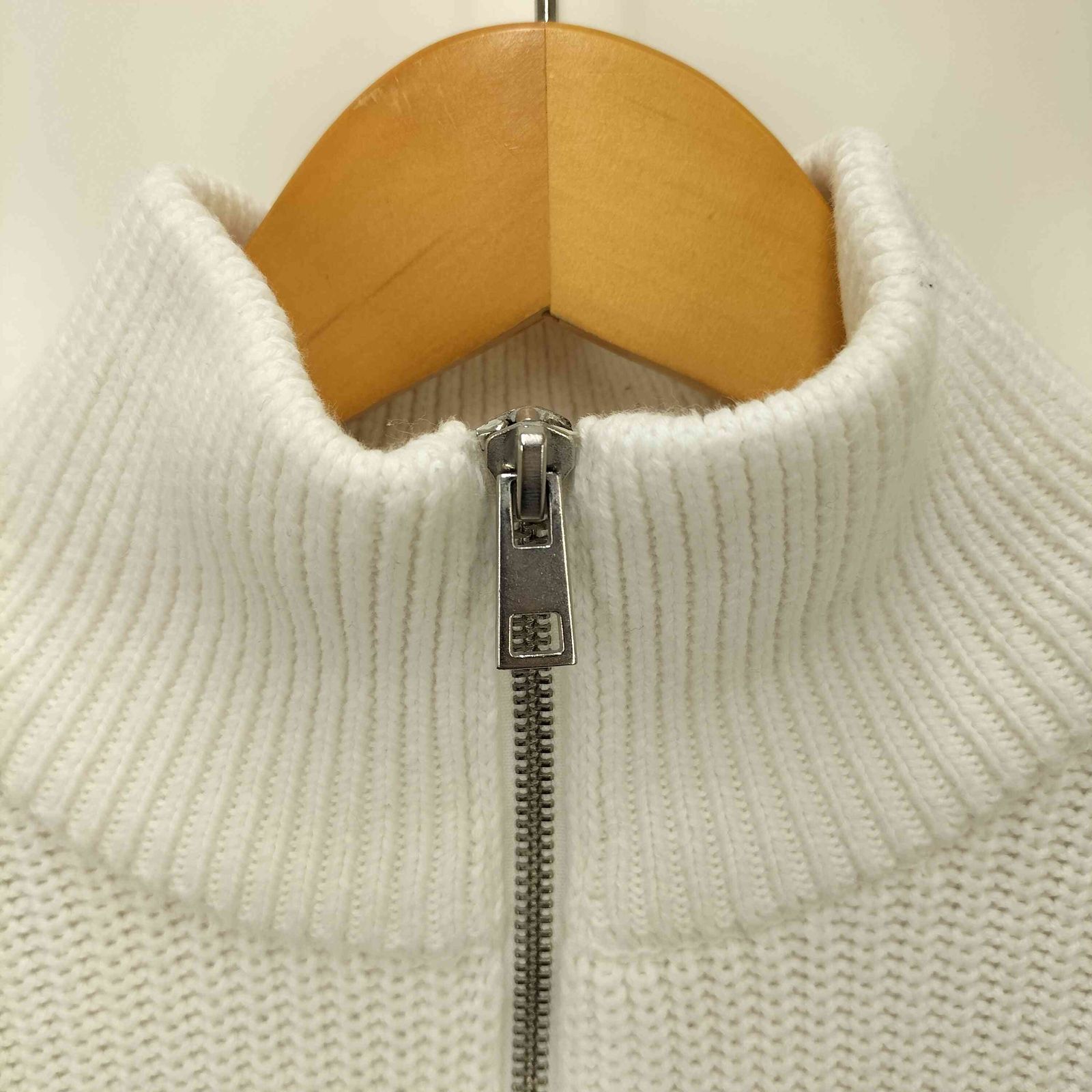 ザラ ZARA ハイネック ハーフジップ ニット メンズ import：M - メルカリ