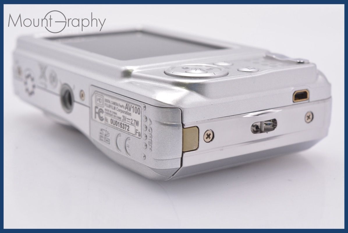 富士フィルム FUJIFILM FinePix AV100 3x 単三電池仕様 元箱、取扱説明