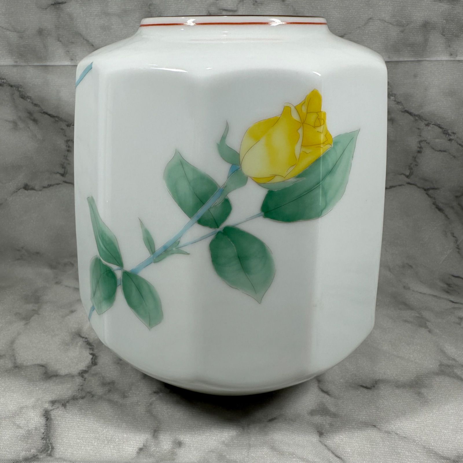 香蘭社 ローズガーデン 花瓶 金彩 未使用 箱有 YS26B-011 - メルカリ