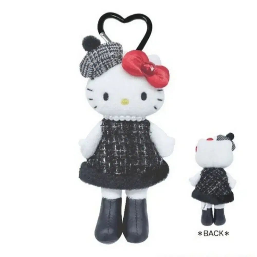 ハローキティ マスコット スタイルアップ ツイード ドレス ロング