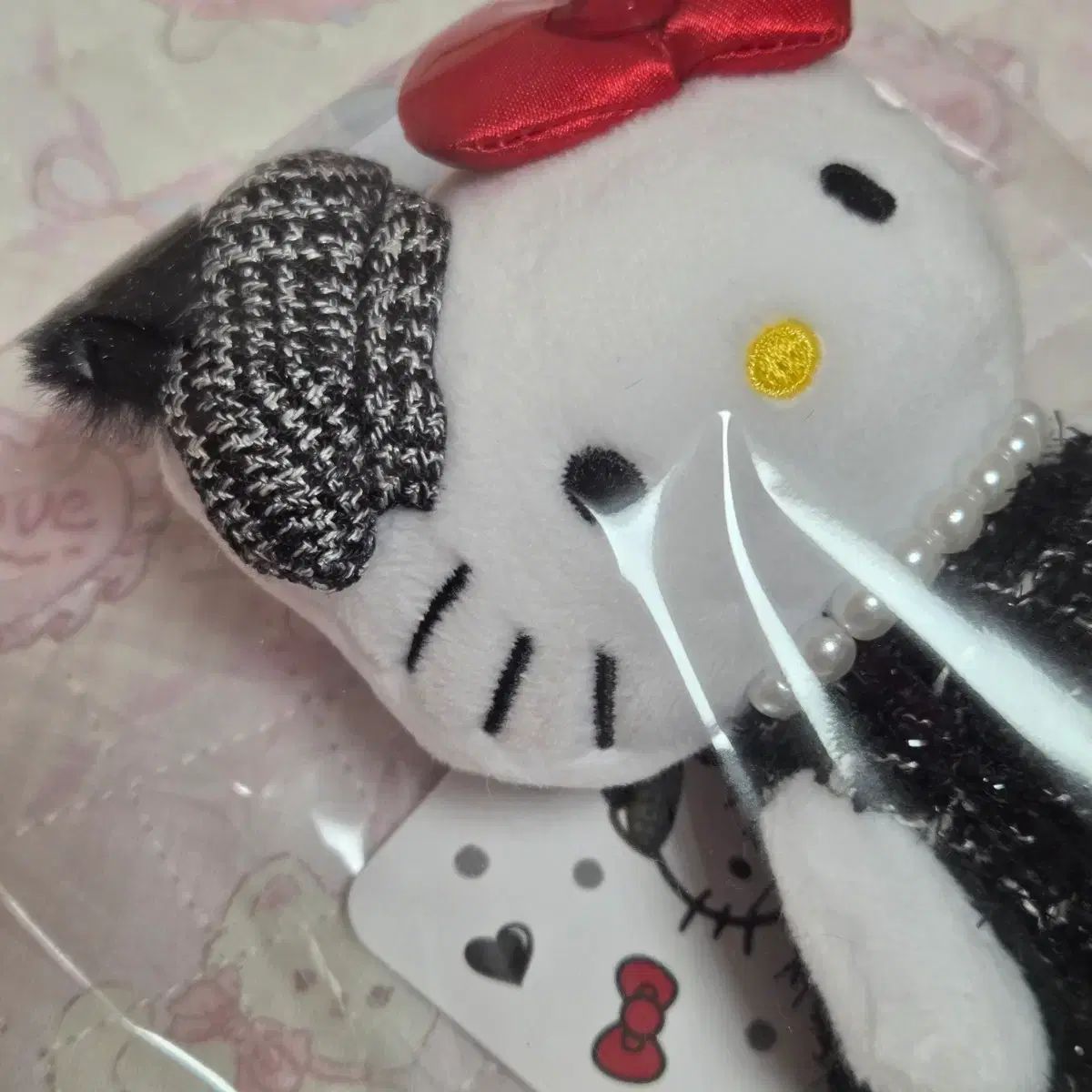 ハローキティ マスコット スタイルアップ ツイード ドレス ロング