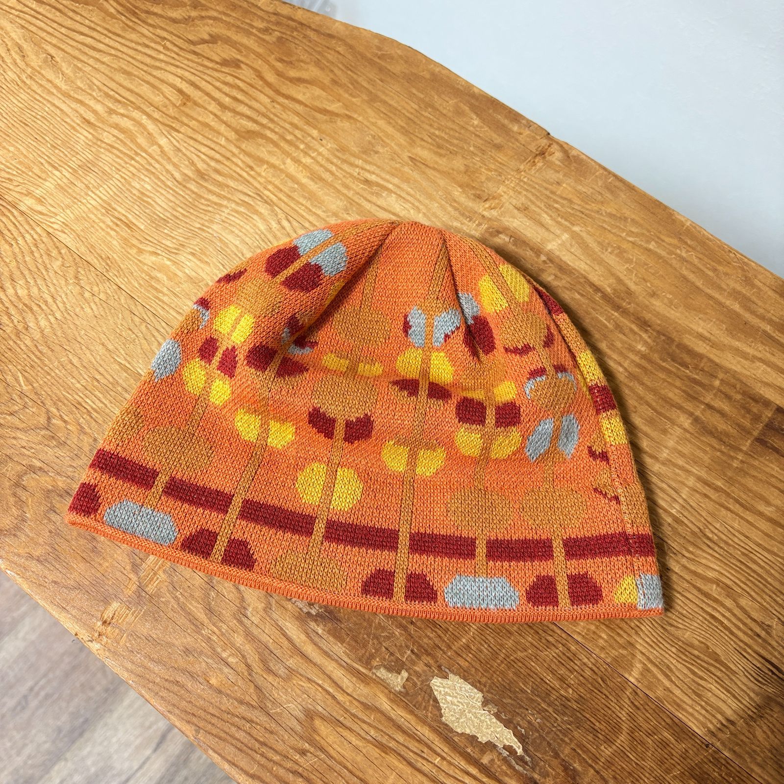 FRANCE製 patagonia Beanie Hat 【 orange 】 パタゴニア ビーニー