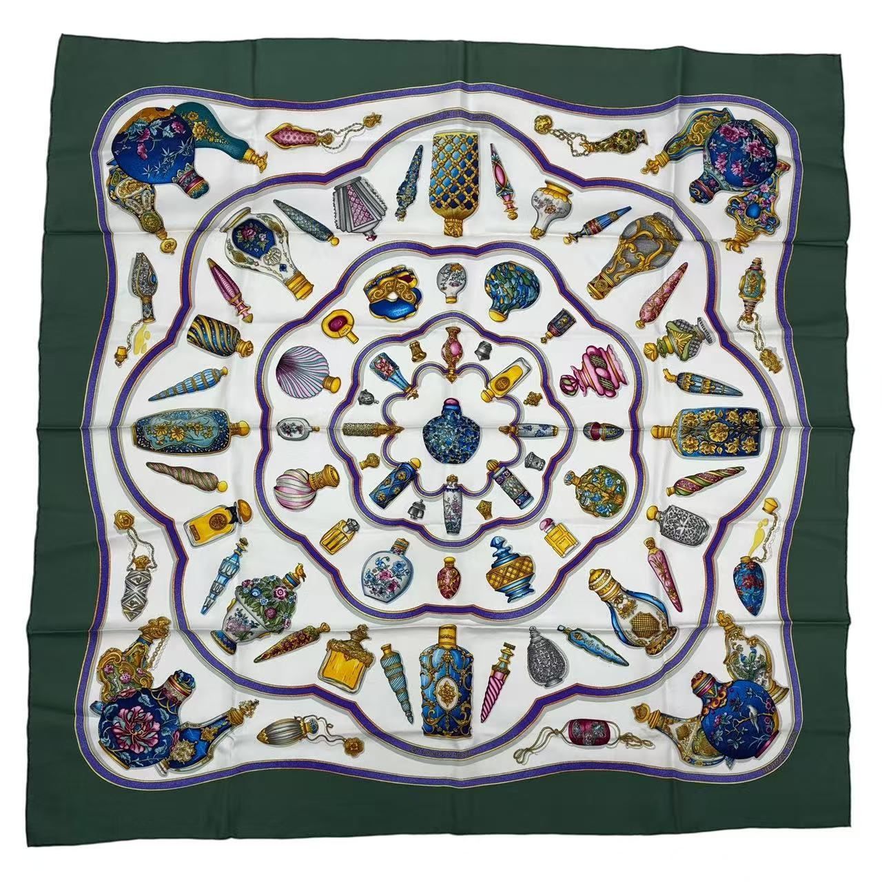 エルメス カレ90 Pourvu qu on ait l ivresse 香水瓶 極美品 HERMES エルメス カレ90 スカーフ Pourvu qu'on ait l'ivresse