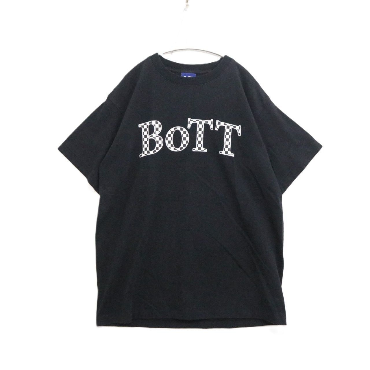 中古A】BOTT ボット M メンズ 半袖Tシャツ 24ss Checkered Logo Tee