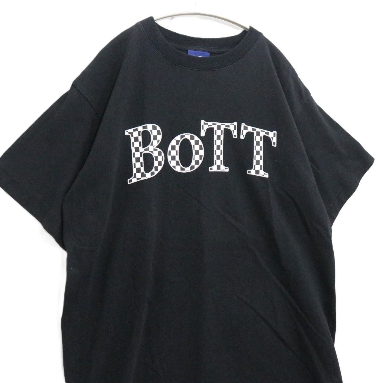 中古A】BOTT ボット M メンズ 半袖Tシャツ 24ss Checkered Logo Tee