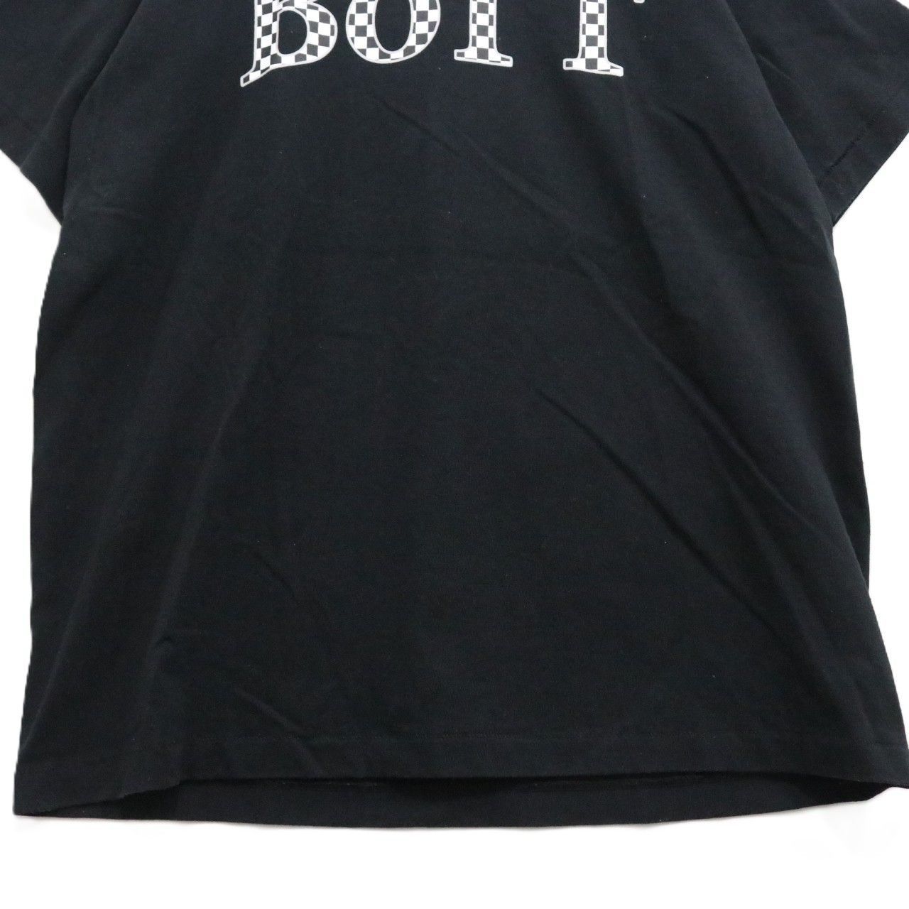 中古A】BOTT ボット M メンズ 半袖Tシャツ 24ss Checkered Logo Tee