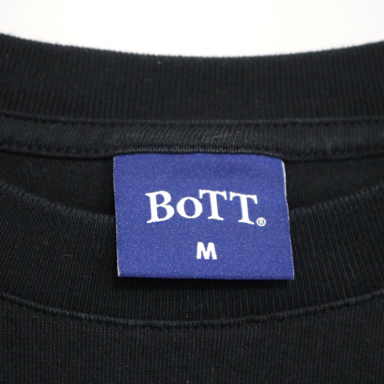 中古A】BOTT ボット M メンズ 半袖Tシャツ 24ss Checkered Logo Tee 