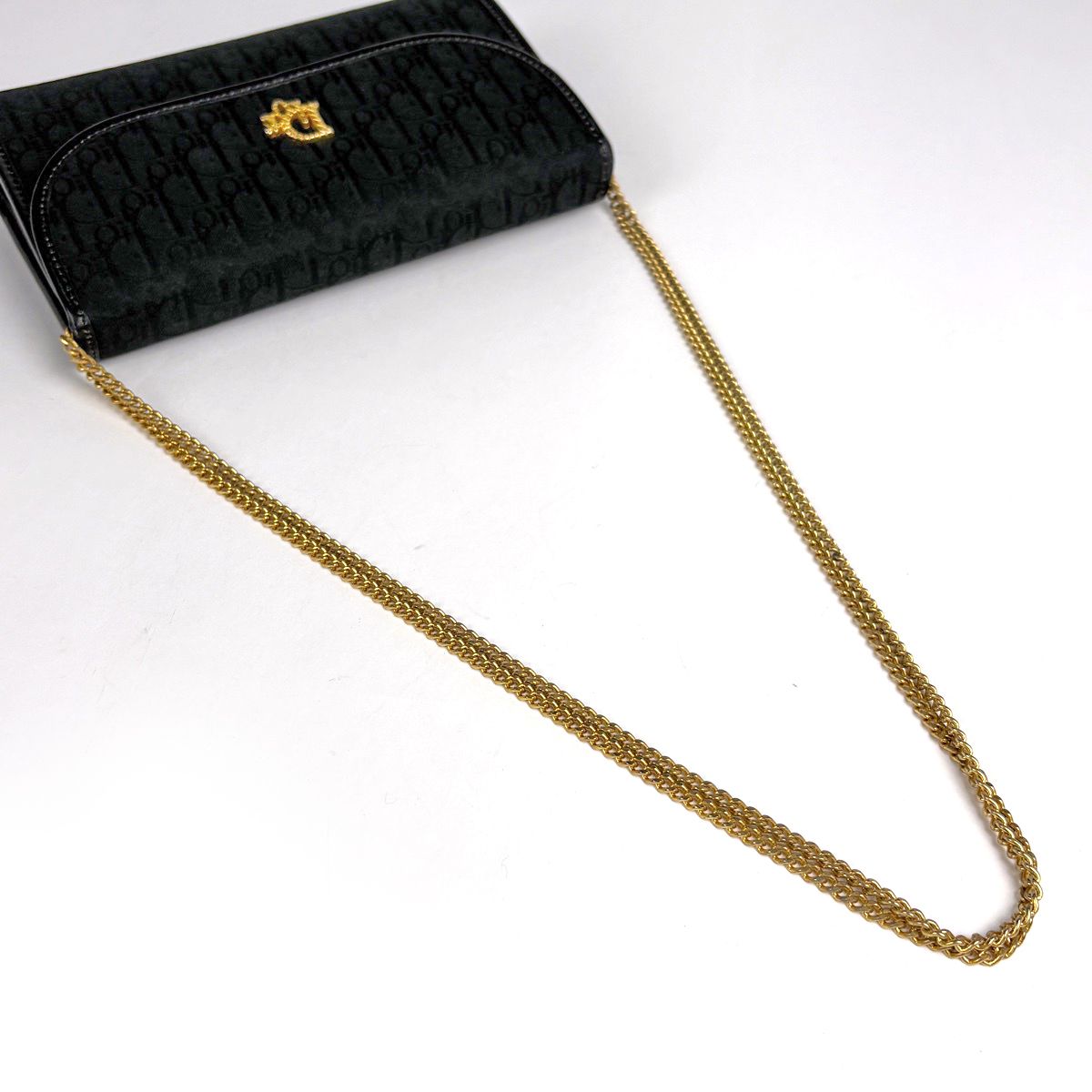 クリスチャンディオール Christian Dior トロッター柄 チェーン