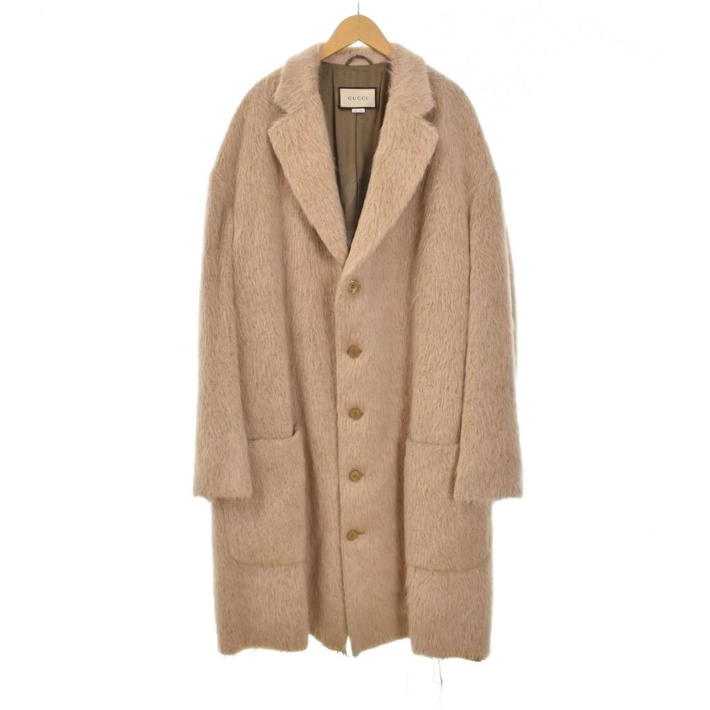 グッチ GUCCI 20AW アルパカ混 オーバーコート チェスターコート 52