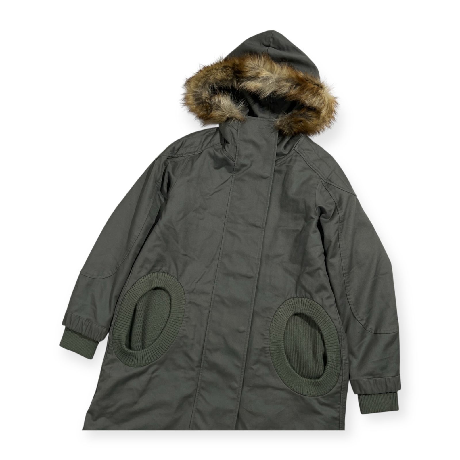 TSUMORI CHISATO ツモリチサト 襟ファー 中綿入り ロング コート