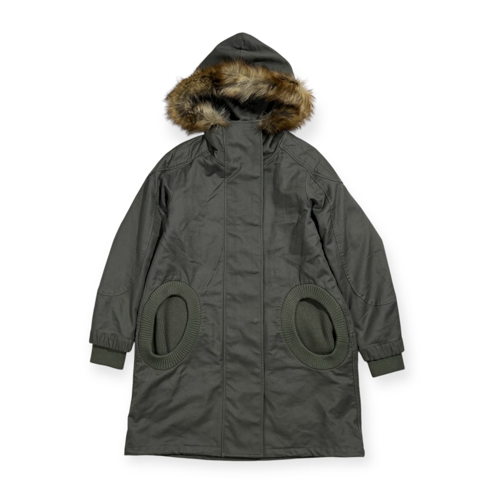 TSUMORI CHISATO ツモリチサト 襟ファー 中綿入り ロング コート