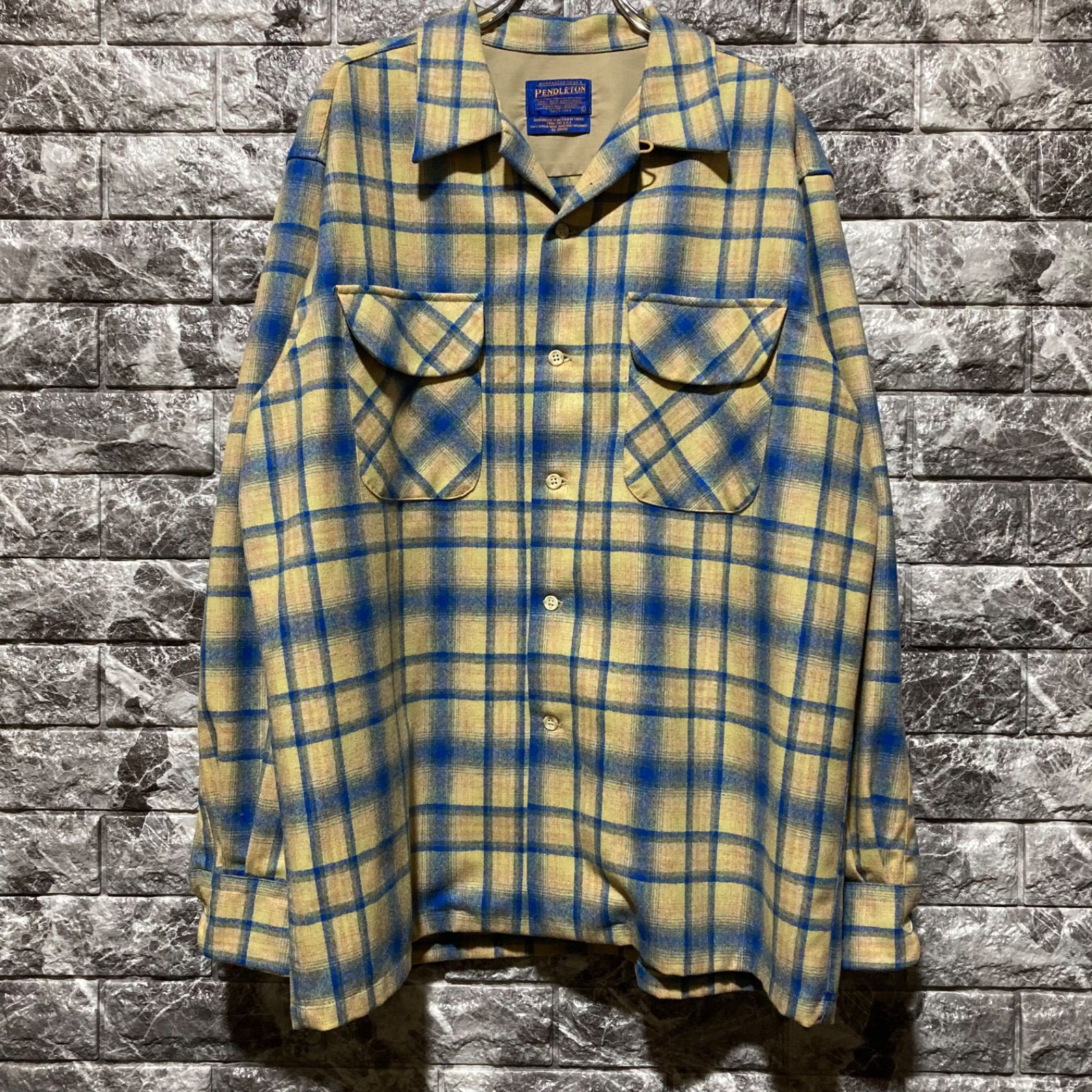 90s Pendleton Board Shirt イエロー ペンドルトン ボードシャツ