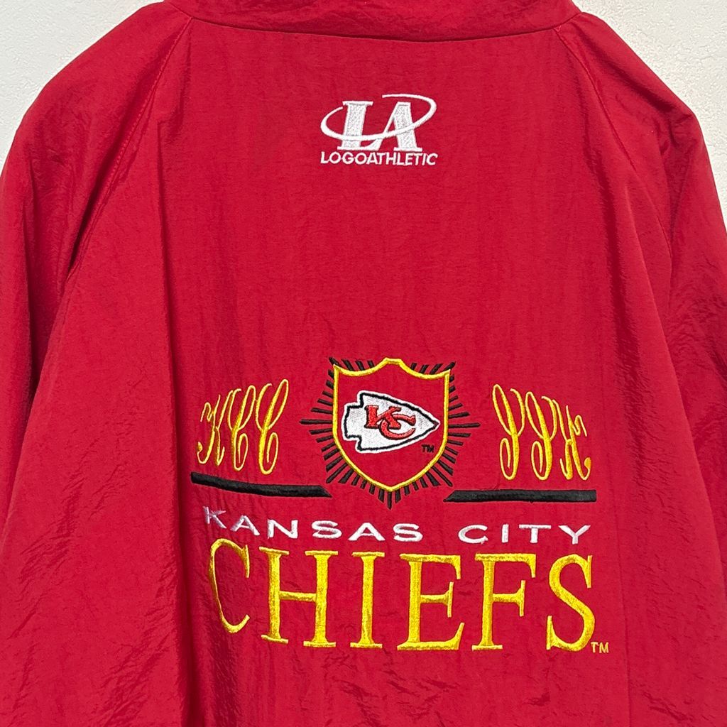 LOGO ATHLETIC】 NFL Kansas City Chiefs Nylon Jacket チーフス