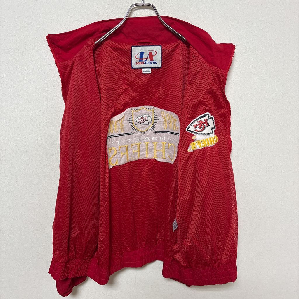 LOGO ATHLETIC】 NFL Kansas City Chiefs Nylon Jacket チーフス
