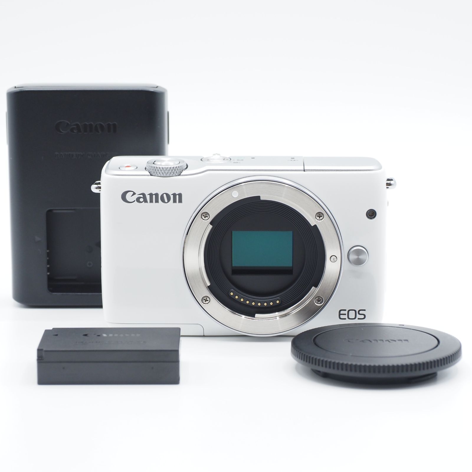 Canon キヤノン ミラーレス EOS M10 ボディ ホワイト 新品級 #2958