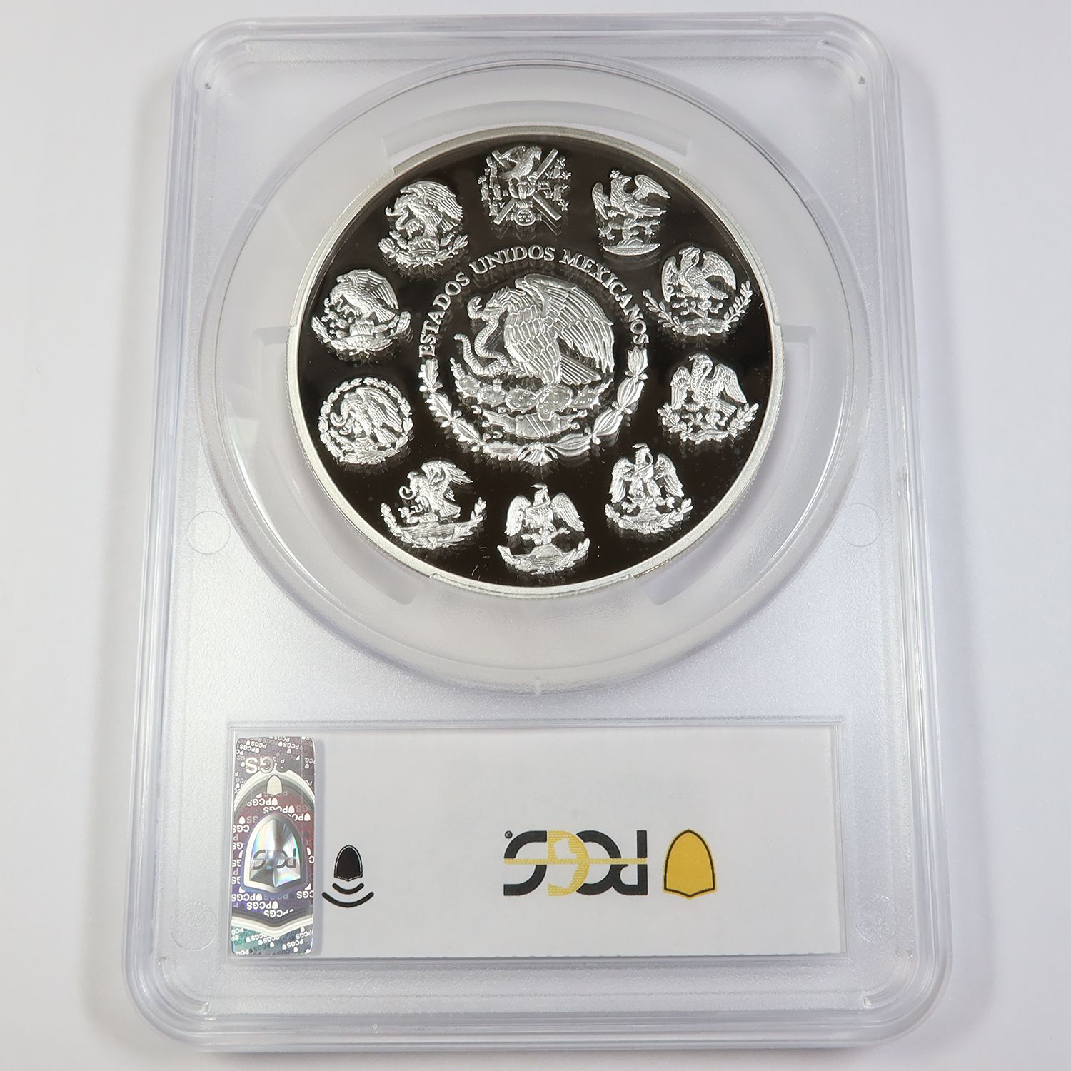 2015年 メキシコ 銀貨 PCGS MS70 1オンス最高評価 2015年 メキシコ