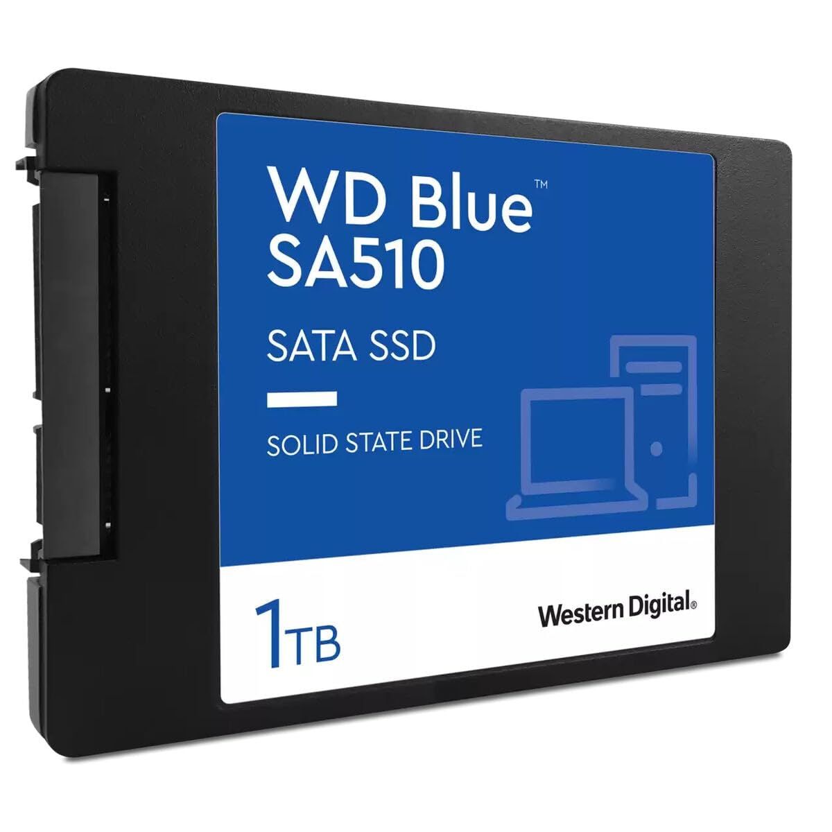 Western Digital 1TB WD Blue SA510 SATA Internal Solid State Drive SSD - SATA III 6 Gb/s, 2.5