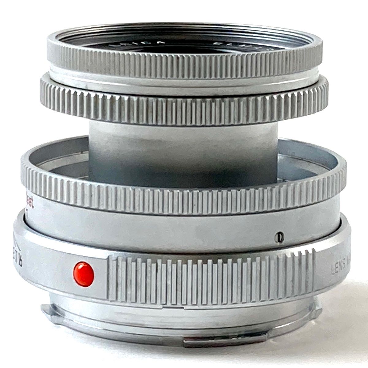 Leica Elmar 50mm f/2.8 Mマウント　ライカ　エルマー　沈胴 ライカ LEICA ELMAR-M 50mm F2.8 エルマー 沈胴 シルバー レンジ