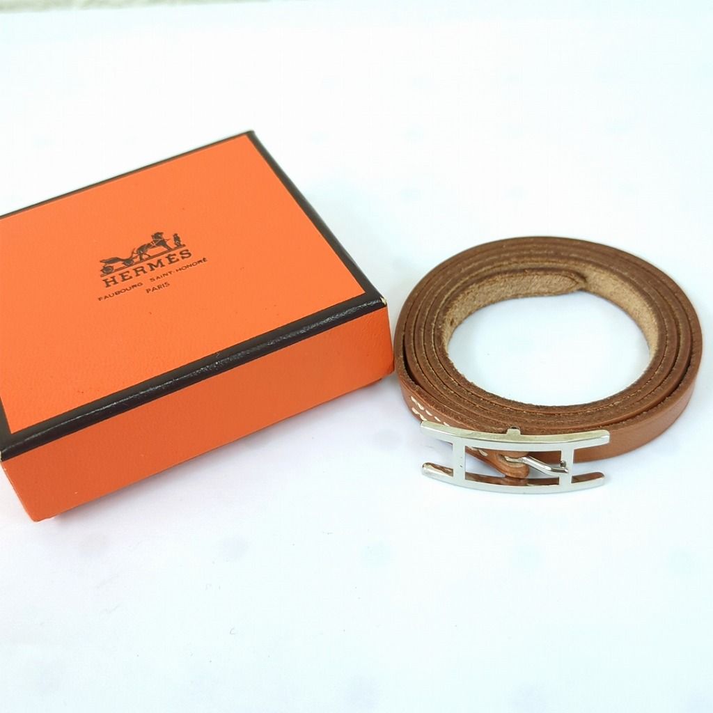 HERMES エルメス アピ3 レザー ブレスレット 4連 - メルカリ