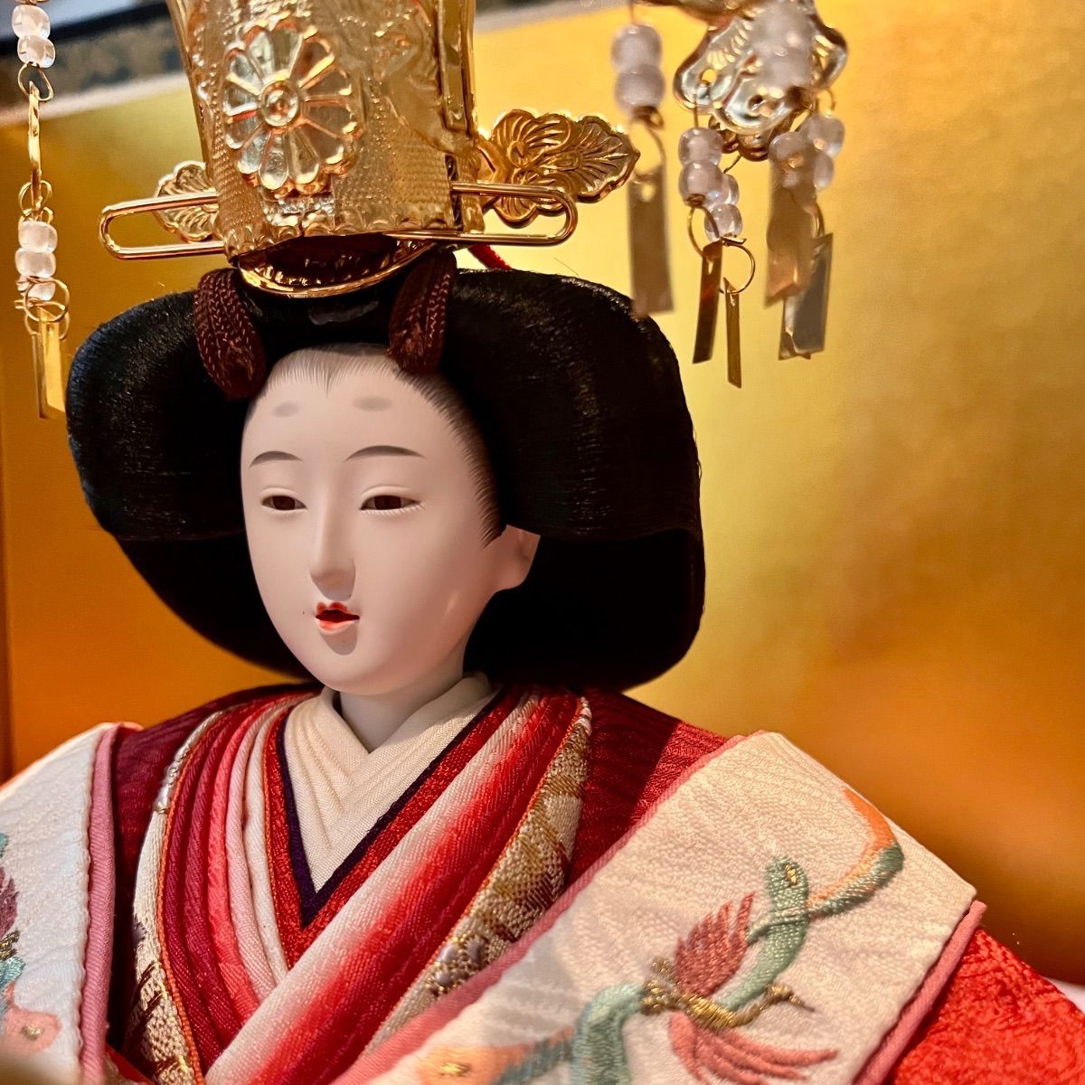 新品☆極上☆ 小倉草園☆京九番/十番☆吉祥鳳凰の親王飾り☆絢爛豪華な