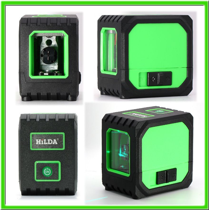 ✨迅速発送✨充電式 高輝度2ライン グリーンレーザー墨出し器 - メルカリ