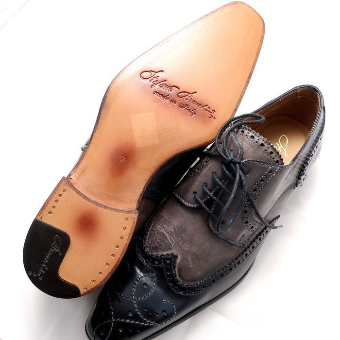 未使用 ステファノブランキーニ Stefano Branchini レザーシューズ