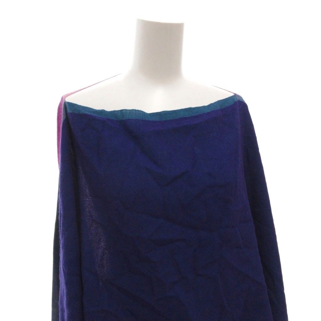 プリーツプリーズ PLEATS PLEASE イッセイミヤケ ポンチョ ウール