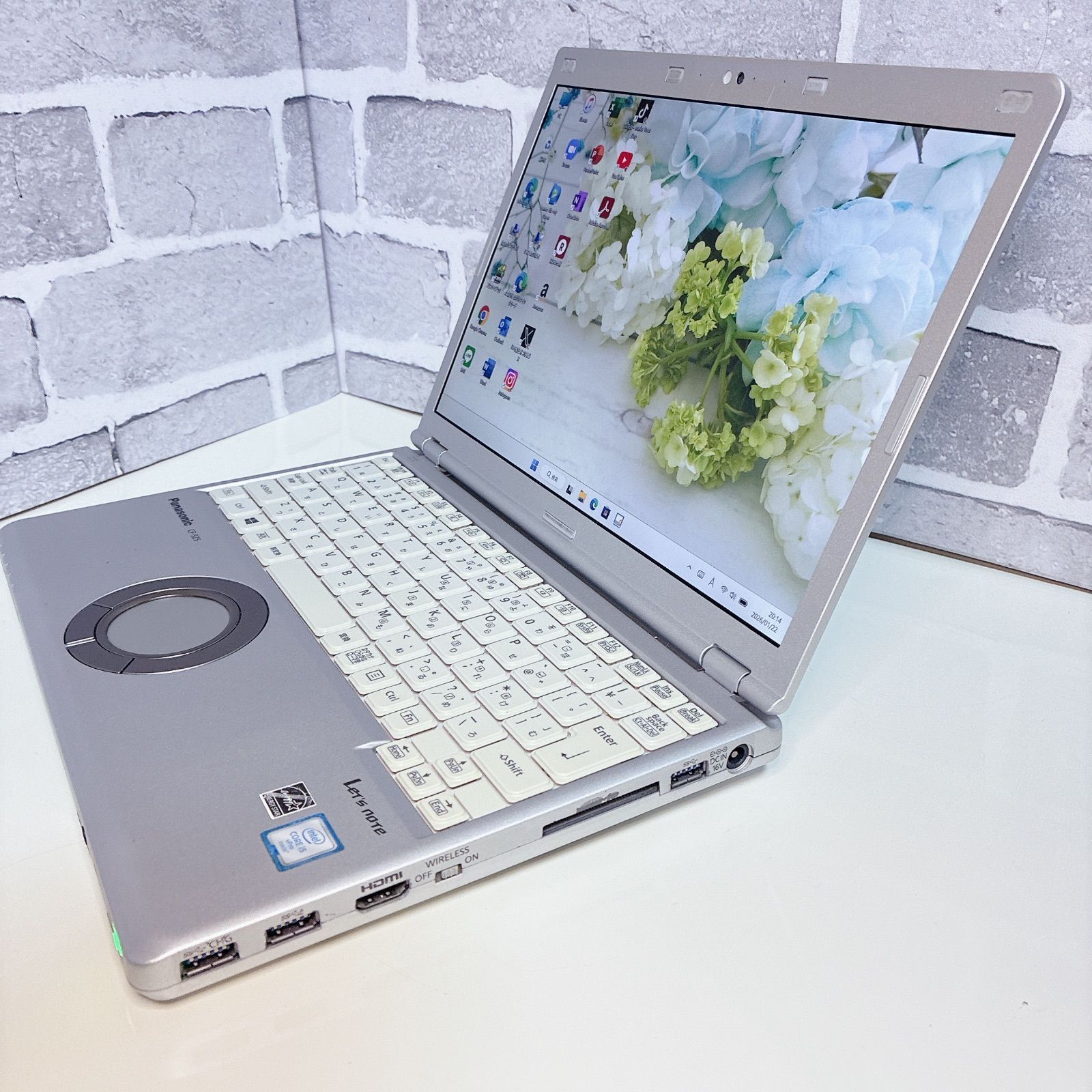 【初期設定済】超軽量★レッツノート★Windows11★webカメラ オフィス付き】 美品 レッツノート 軽量 初期設定済 ノートパソコン