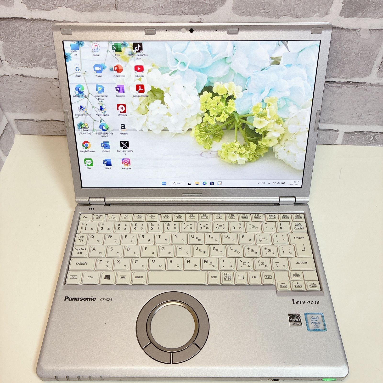 オフィス付き】 美品 レッツノート 軽量 初期設定済 ノートパソコン