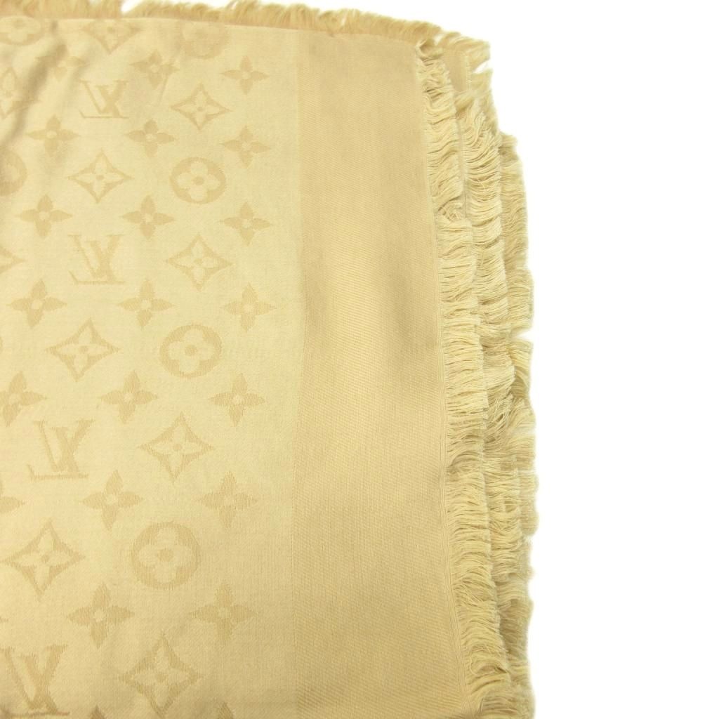 ルイヴィトン LOUIS VUITTON モノグラム ショール ストール ひざ掛け