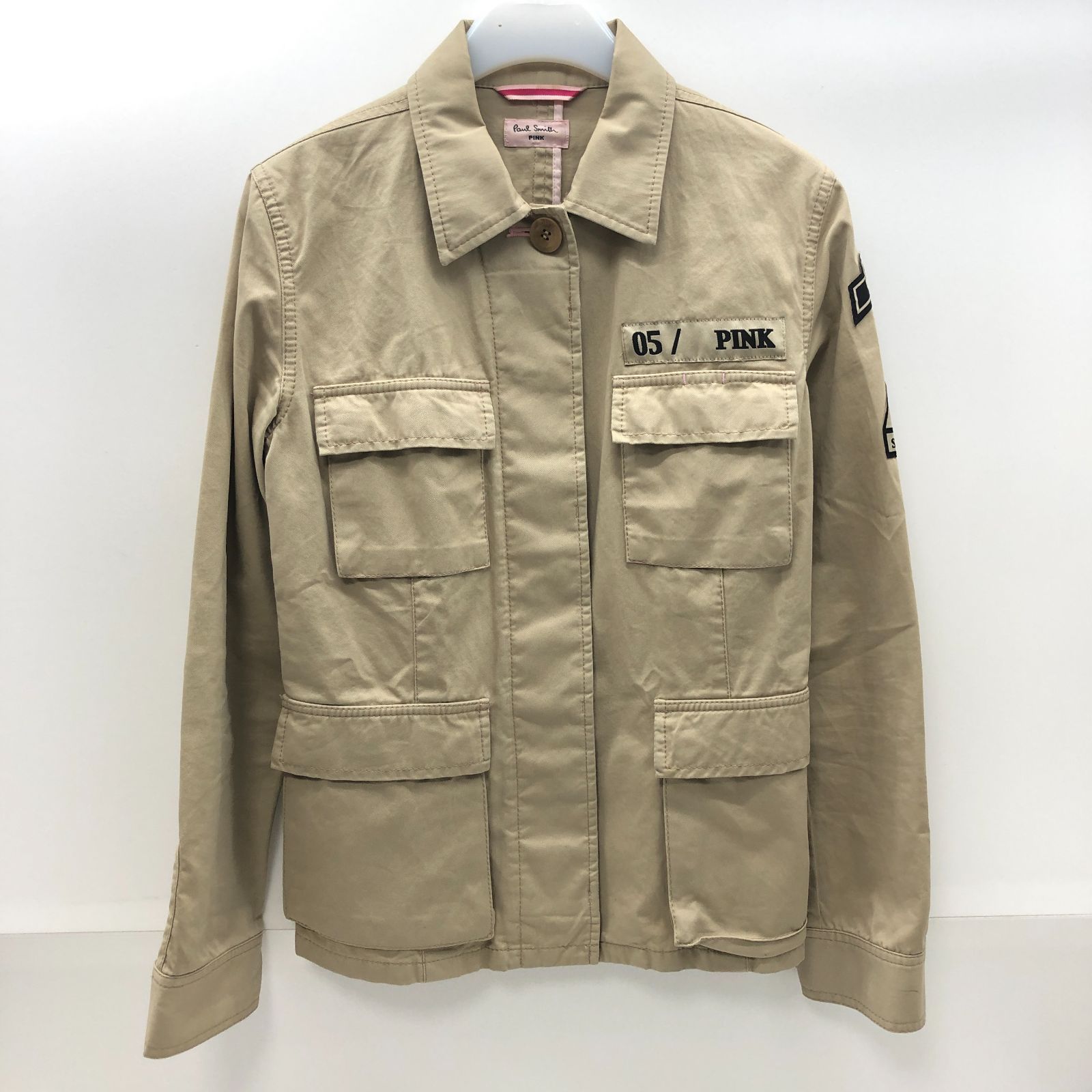 Paul Smith PINK ミリタリージャケット レディース 40サイズ ポール