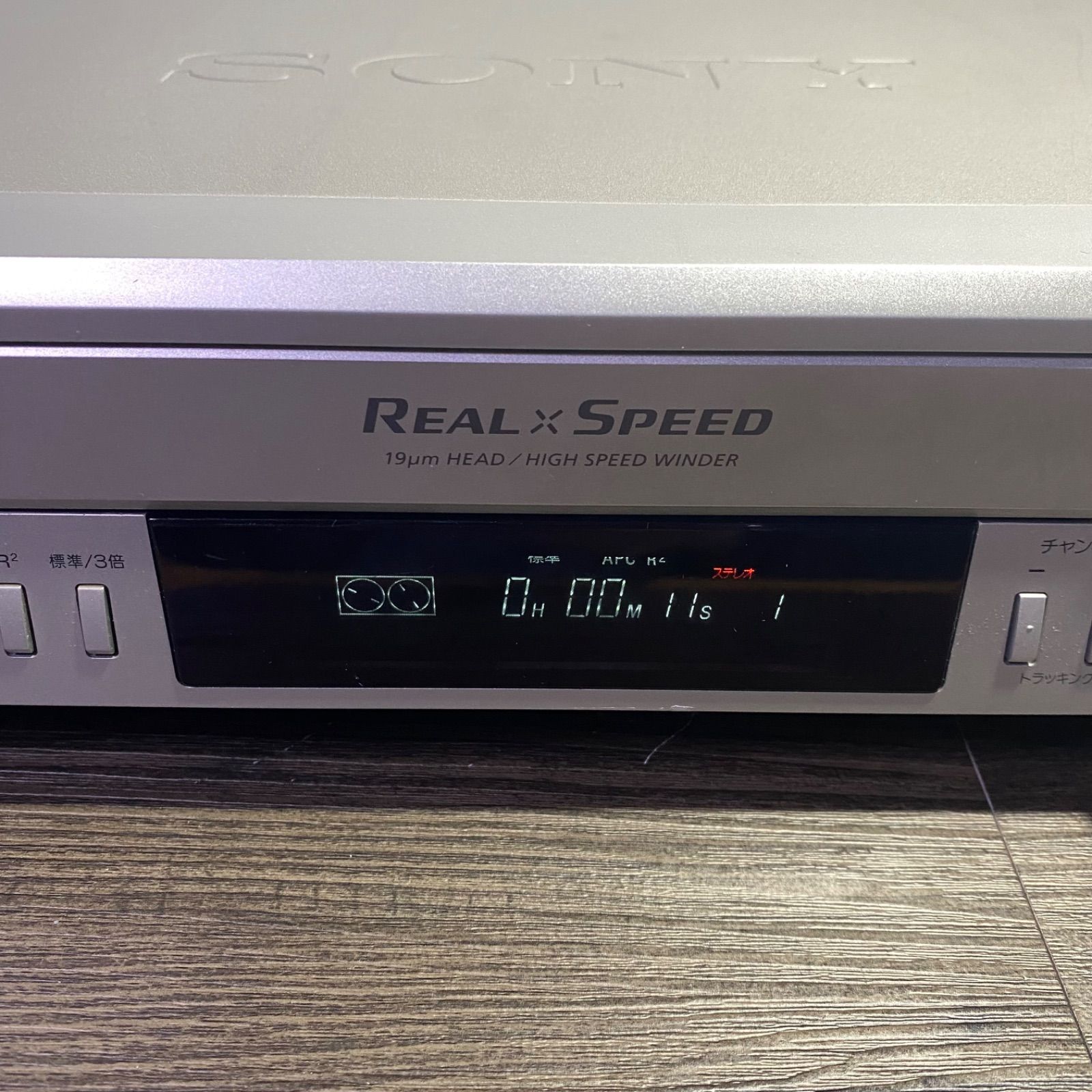 新品駆動ベルト交換済み☆SONY VHS ビデオカセットレコーダー SLV-R350