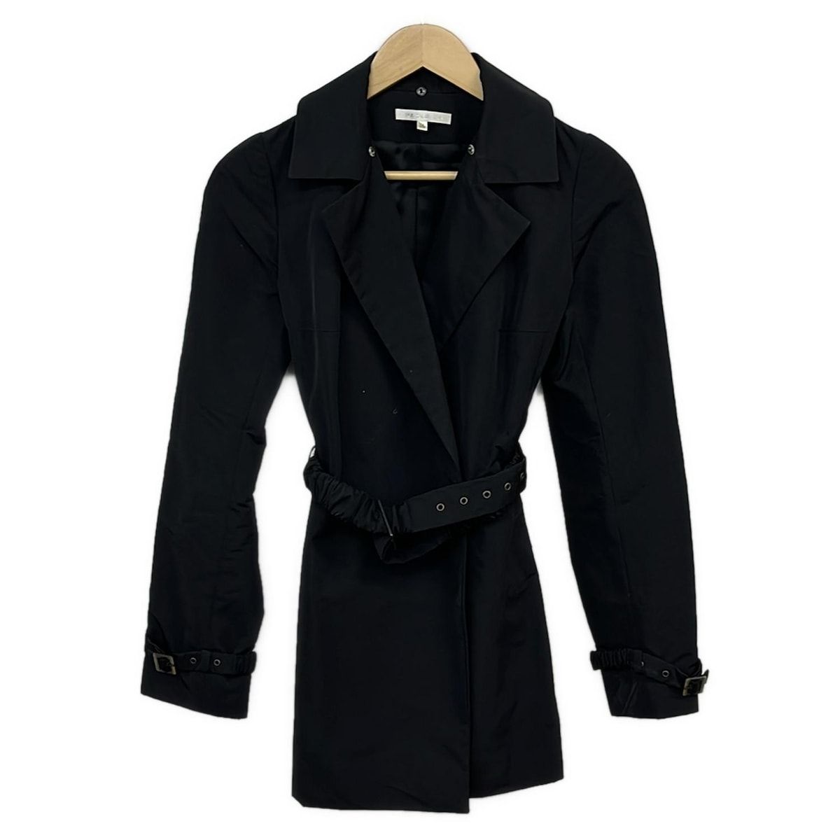 PAULEKA(ポールカ) コート サイズ36 S レディース - 黒 長袖/秋/冬