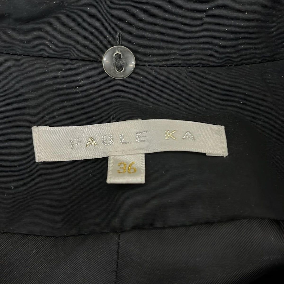 PAULEKA(ポールカ) コート サイズ36 S レディース - 黒 長袖/秋/冬