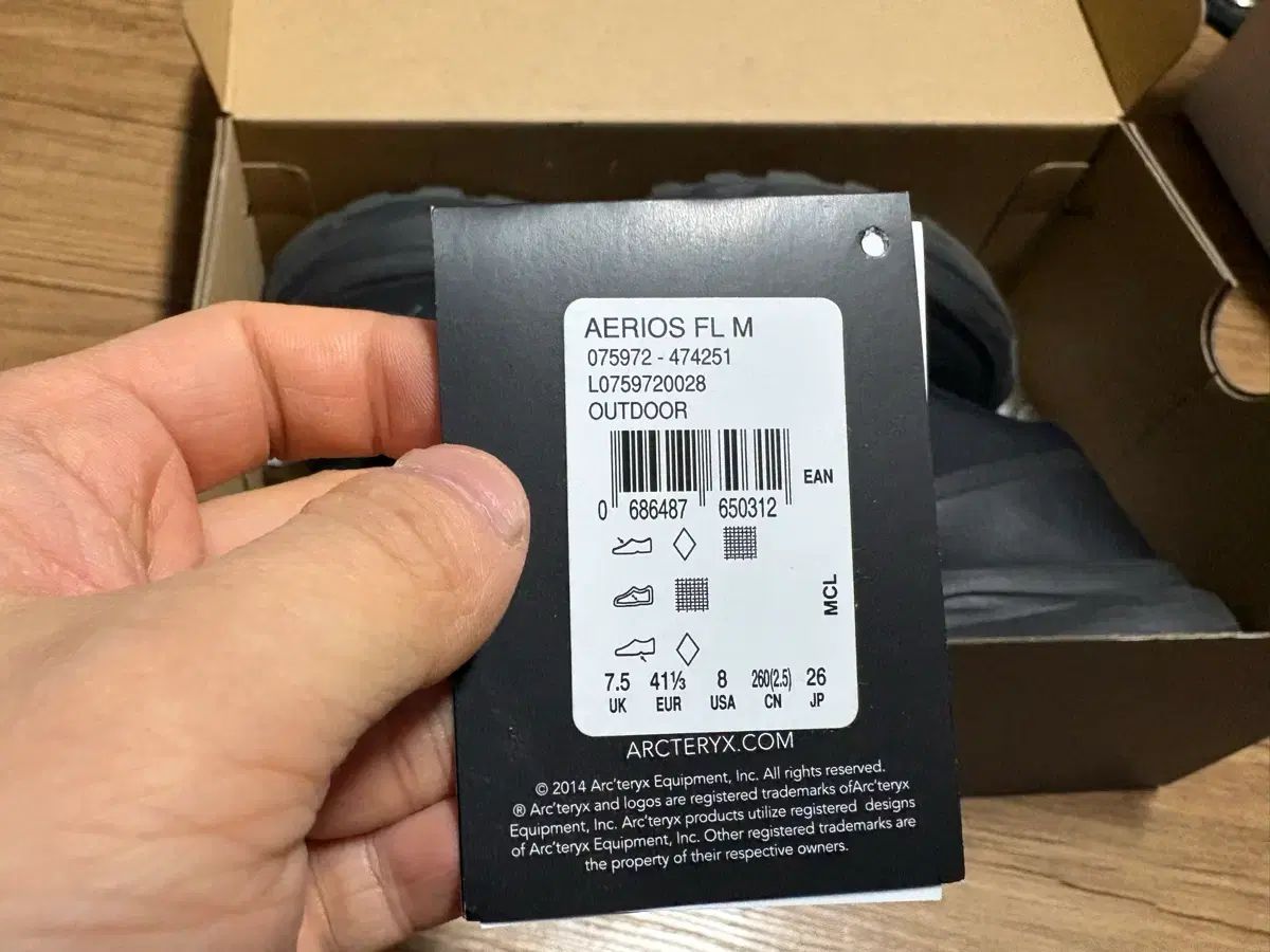  260 アークテリクス エリアス FL m 登山靴 トレッキングシューズ アウトドアシューズ