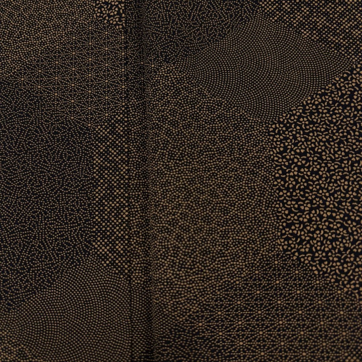 江戸小紋 身丈157cm 裄丈63cm S 袷 亀甲 寄せ柄 焦茶色 正絹 秀品