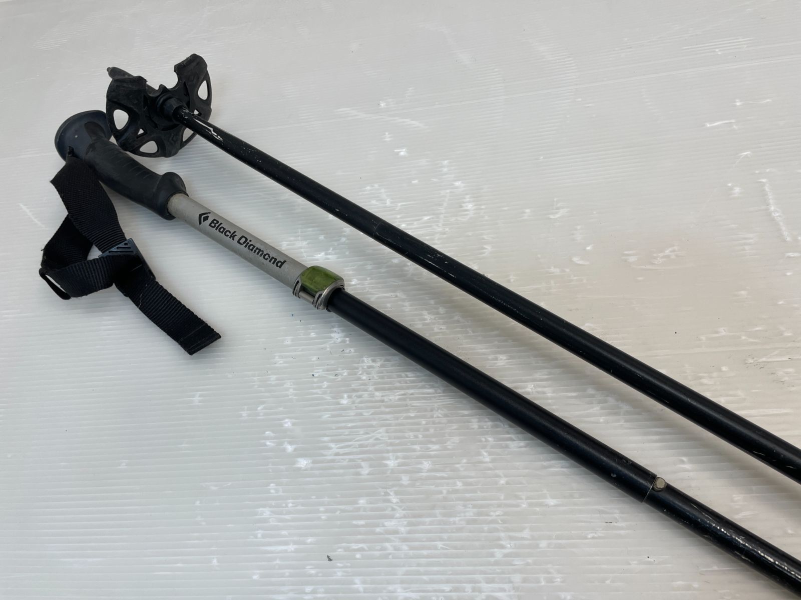 ◇ 伸縮 スキー ストック BLACK DIAMOND 115 - 130 cm ブラック