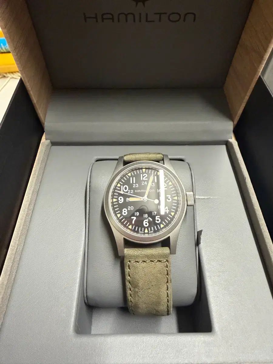 ハミルトン カーキフィールド メカニカル 38mm NATOストラップ