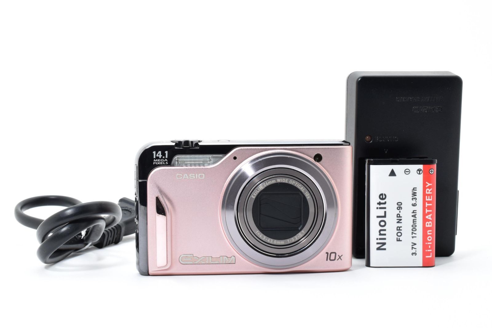 返品保証】☆実用品☆ CASIO デジタルカメラ EXILIM EX-H15 ピンク