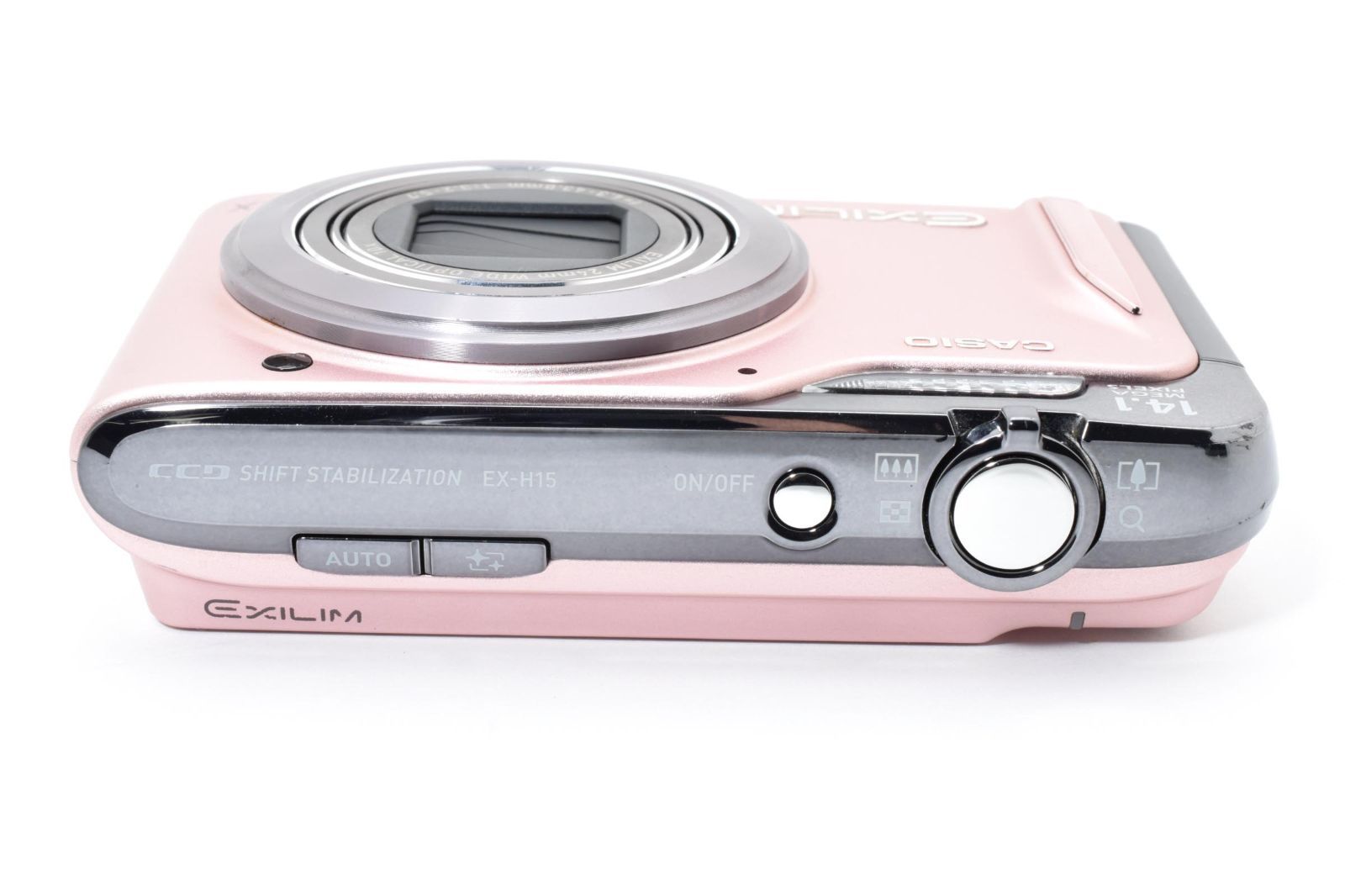 返品保証】☆実用品☆ CASIO デジタルカメラ EXILIM EX-H15 ピンク