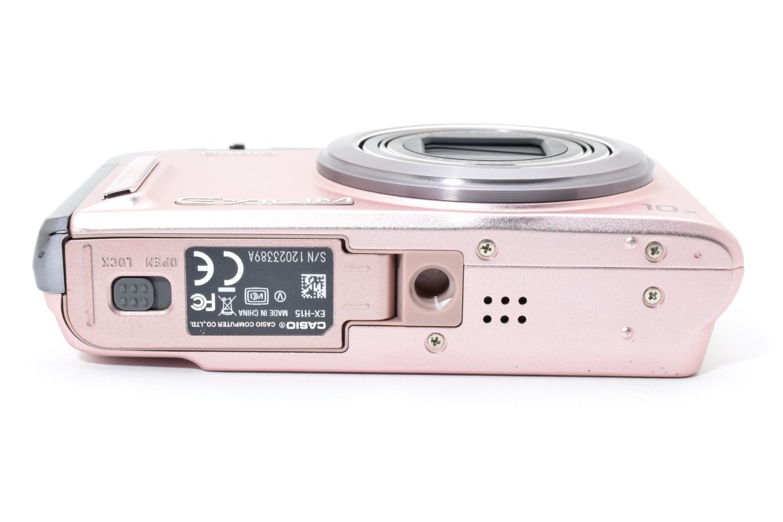 返品保証】☆実用品☆ CASIO デジタルカメラ EXILIM EX-H15 ピンク