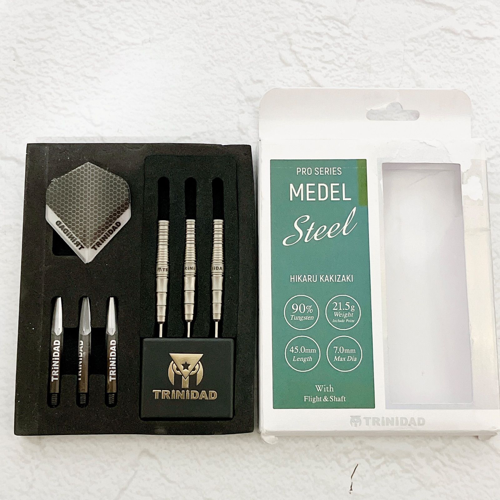 美品】TRiNiDAD PRO SERIES MEDEL STEEL スティールダーツ 柿崎耀 21.5
