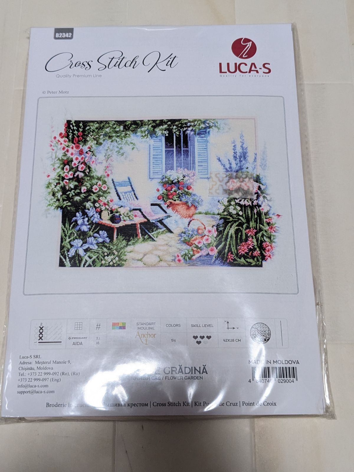 Luca-Sのクロスステッチキットフラワーガーデン - メルカリ