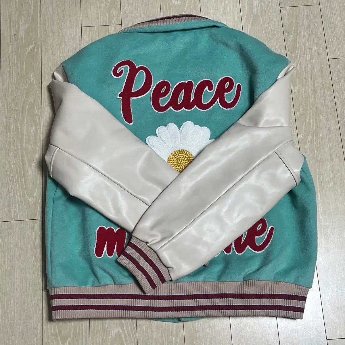 PEACEMINUSONE ピースマイナスワン スタジャン ジャケット ミント G