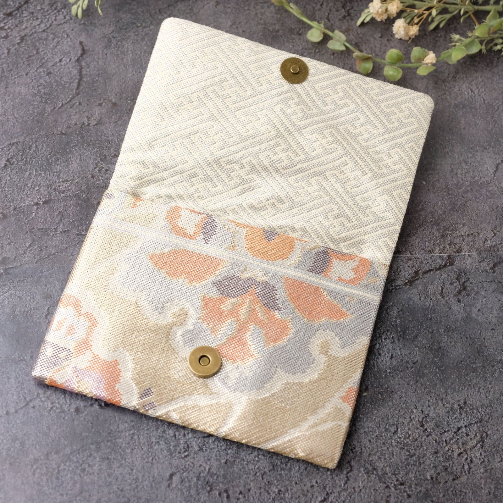 帯リメイク 数珠入れ 数珠ケース 念珠入れ 袱紗タイプ J-15-067