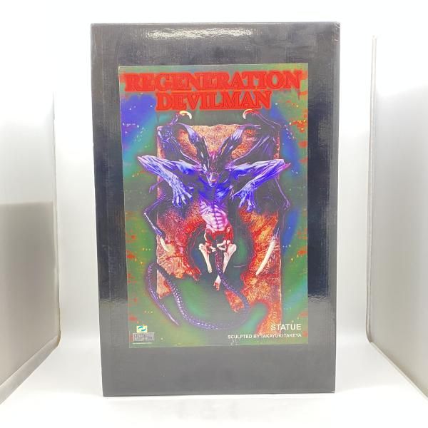 中古】 開封・箱イタミ) デビルマン スタチューフィギュア