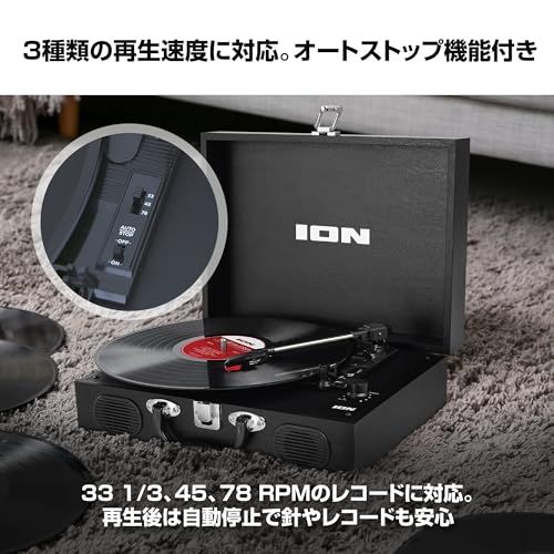 電池でも稼働 3つの回転スピードに対応